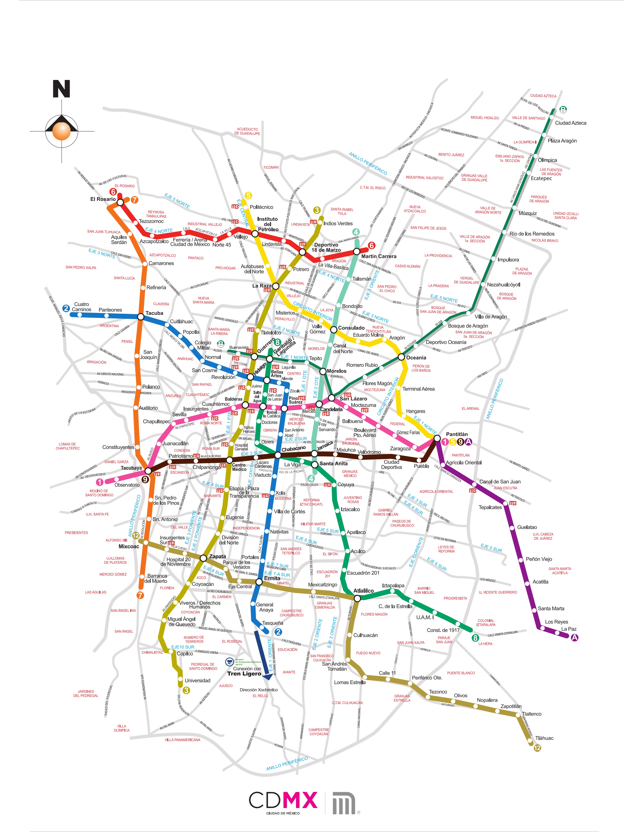 Descarga el mapa del Metro CDMX y no te pierdas Somos CDMX